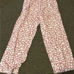 Victoria's Secret Pink Heart Print Pants